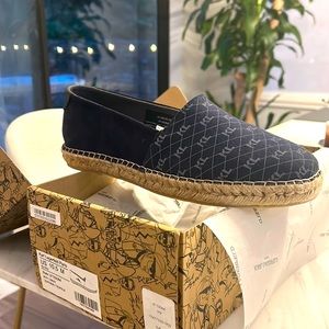 Men Espadrilles Karl Lagerfield Navy Blue
